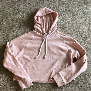 H&M DIVIDED Blush Cropped Hoodie